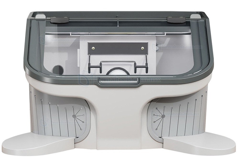 JT-69 Cabina para arenado dental con aspiraci&oacute;n de polvo y luz LED